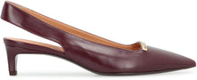 Load image into Gallery viewer, Leather slingback pumps
