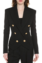 Load image into Gallery viewer, Double-breasted virgin wool jacket
