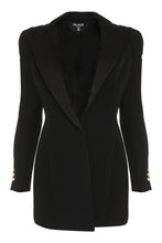 Load image into Gallery viewer, Wool single-breasted blazer
