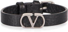 Load image into Gallery viewer, VLogo Signature bracelet in leather
