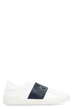 Load image into Gallery viewer, Open leather low-top sneakers
