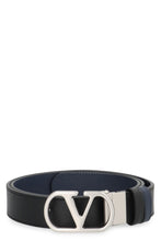 Load image into Gallery viewer, Vlogo Singature Reversible leather belt
