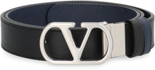 Load image into Gallery viewer, Vlogo Singature Reversible leather belt

