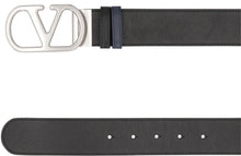 Load image into Gallery viewer, Vlogo Singature reversible leather belt
