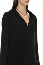 Load image into Gallery viewer, Zanzero Crêpe-de-chine blouse
