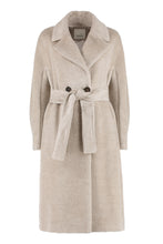 Load image into Gallery viewer, Zefir belted double-breasted coat
