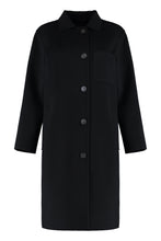 Load image into Gallery viewer, Zenone Single-breasted wool coat
