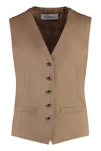 Load image into Gallery viewer, Virgin wool single-breast waistcoat
