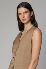 Load image into Gallery viewer, Virgin wool single-breast waistcoat
