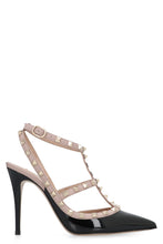 Load image into Gallery viewer, Valentino Garavani - Rockstud Patent leather slingback pumps
