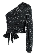Load image into Gallery viewer, Printed satin blouse

