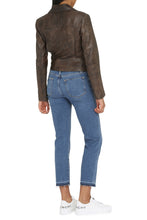 Load image into Gallery viewer, Sensibile leather biker jacket
