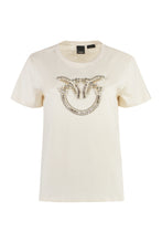 Load image into Gallery viewer, Cotton crew-neck T-shirt
