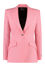 Load image into Gallery viewer, Wool single-breasted blazer

