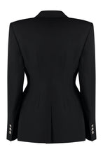 Load image into Gallery viewer, Wool single-breasted blazer
