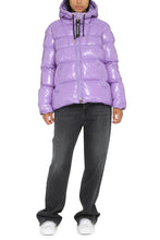 Load image into Gallery viewer, Eleodoro hooded shiny down jacket

