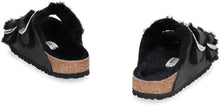 Load image into Gallery viewer, Arizona Suede shearling slides
