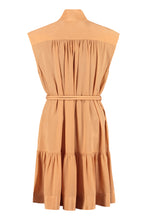 Load image into Gallery viewer, Belted silk dress
