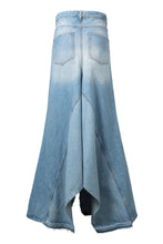 Load image into Gallery viewer, Godet denim skirt
