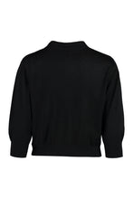 Load image into Gallery viewer, Cropped-length knitted cardigan
