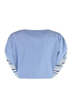 Load image into Gallery viewer, Heart Striped cotton blouse

