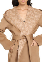Load image into Gallery viewer, Hooded wool coat
