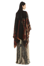 Load image into Gallery viewer, Jacquard wool cape
