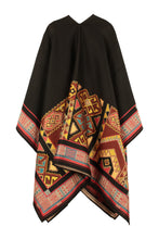 Load image into Gallery viewer, Jacquard wool cape
