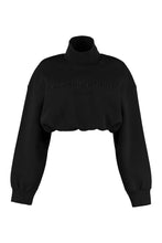 Load image into Gallery viewer, Cropped sweatshirt with logo
