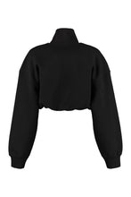 Load image into Gallery viewer, Cropped sweatshirt with logo
