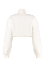 Load image into Gallery viewer, Cropped sweatshirt with logo
