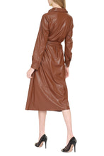 Load image into Gallery viewer, Maris Vegan leather dress
