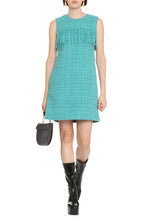 Load image into Gallery viewer, Fringed tweed dress
