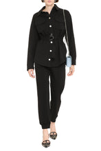 Load image into Gallery viewer, Stretch viscose shirt jacket
