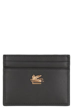 Load image into Gallery viewer, Logo detail leather card holder
