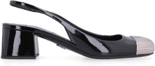 Load image into Gallery viewer, Patent leather slingback pumps
