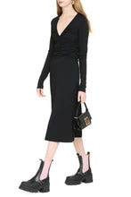 Load image into Gallery viewer, Taoismo gathered details dress
