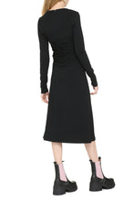 Load image into Gallery viewer, Taoismo gathered details dress

