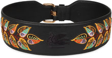 Load image into Gallery viewer, Leather belt with logo
