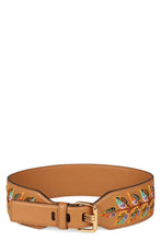 Load image into Gallery viewer, Leather belt with logo
