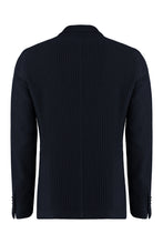 Load image into Gallery viewer, Double-breasted wool blend blazer
