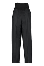 Load image into Gallery viewer, Carrot-fit cotton trousers
