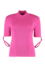 Load image into Gallery viewer, Torre ribbed knit T-shirt
