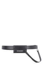Load image into Gallery viewer, Smooth leather belt with buckle
