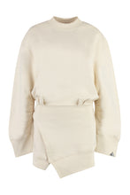 Load image into Gallery viewer, Ivory Cotton mini sweatdress
