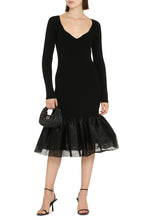 Load image into Gallery viewer, Peplum-hem knitted dress
