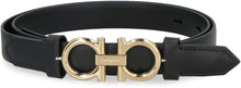 Load image into Gallery viewer, Smooth leather belt with Gancini buckle

