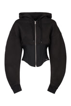 Load image into Gallery viewer, Full zip cotton hoodie
