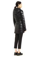 Load image into Gallery viewer, Hybridge Lite long hooded down jacket

