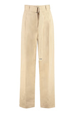 Load image into Gallery viewer, High-waist wide-leg trousers
